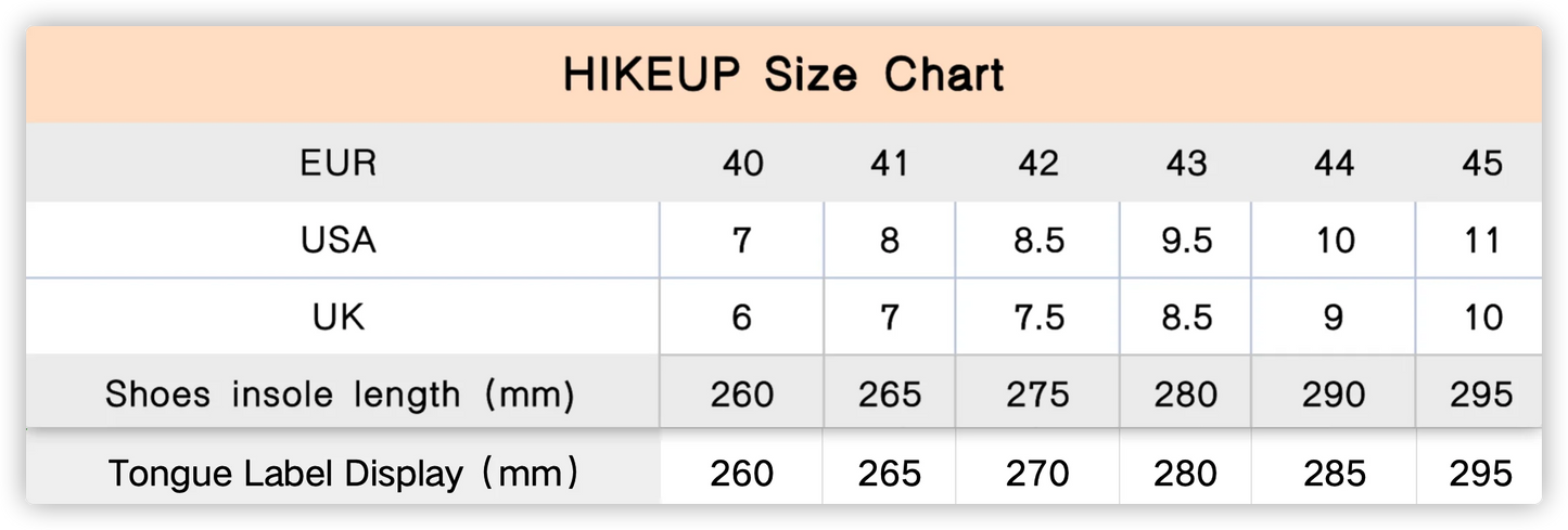HIKEUP Fashion Outdoor Shoes Hiking Men's Sports Casual Mountain Trekking Boots Camping Sneakers for Men Non-slip Wear-resistant