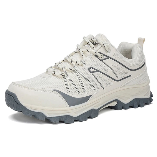 New Large Outdoor Mountaineering Shoes Men Spring and Autumn Mesh Breathable Sneaker Outdoor Travel Hiking Non slip Shoes