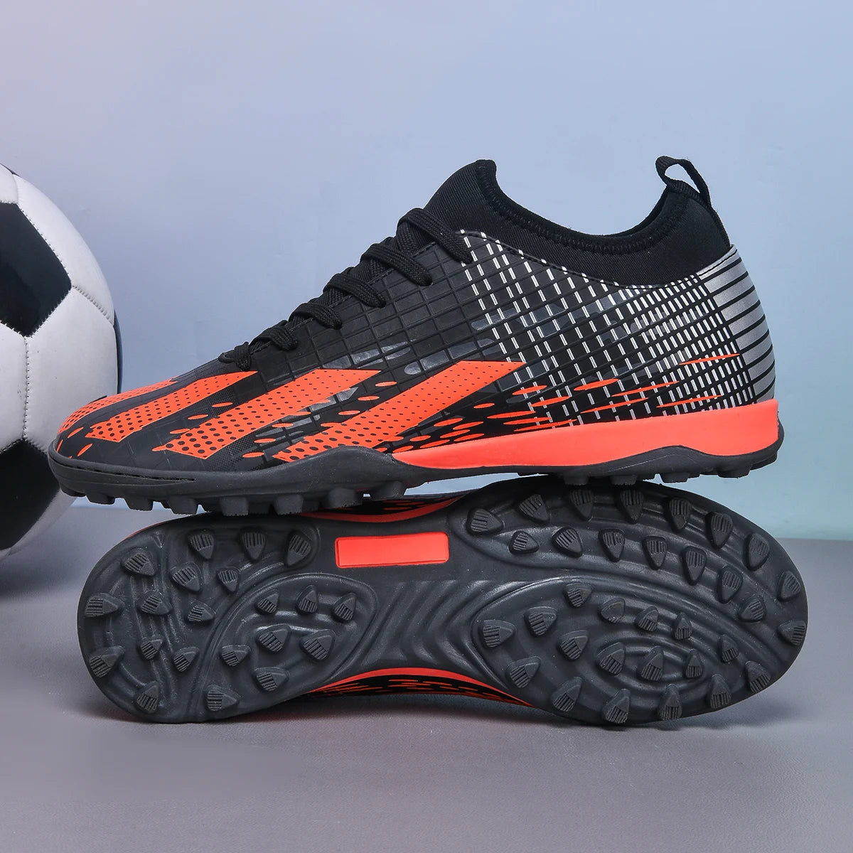 New Men Soccer Shoes Futsal Indoor Football Boots Sport Match Training Kids TF Cleats Grass Ankle Hot-selling High-quality Light