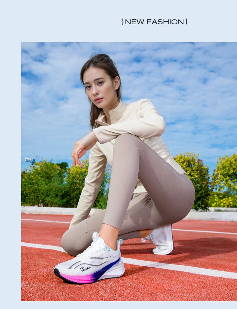 Men's Carbon Board Running Shoes Marathon Long-Distance Running Sports Shoes Support Stable Casual Women's Breathable Running Shoes
