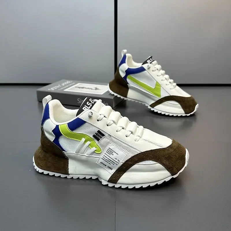 Men's Luxury Sneakers Sports Moccasins Chunky Casual Comfortable Breathable Trendy Designer Personality Shoes