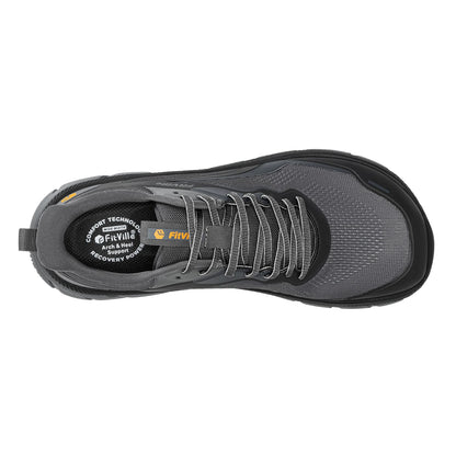 FitVille Men's Wide Toe Box Shoes, Cushioned Sneakers, Non-Slip, Lightweight, Breathable Running Shoes for Swollen Feet