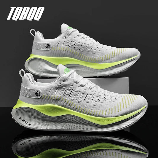 Men's Cushioning Running Shoes EVA Midsole for Shock Absorption Lightweight & Breathable Mesh Sports Sneakers Gym and Walking