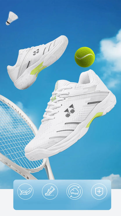 New Professional Badminton Shoes Sneakers Men's Breathable Anti-slip Tennis Sport Shoes for Men Women Training Sneakers