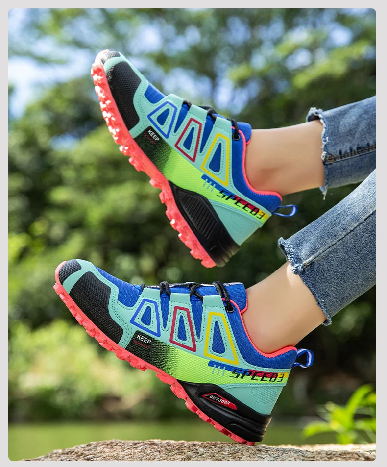 Women Waterproof Hiking Shoes Men's Big Size Up To 48 Outdoor Trainers Trekking Sneakers Climbing Trekking Hunting Tactical Sneakers