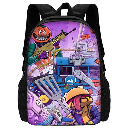 Hot-Game-Shooter-Fortnites-Kinderrucksack für Jungen und Mädchen, Schüler-Geburtstagsgeschenk, Unisex-Schultasche für Kinder, langlebiger Camping-Rucksack
