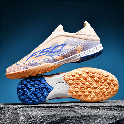 Men Soccer Shoes Cleats FG/TF Professional Original Women Football Boots Society Grass Indoor Training Unisex Non-Slip Sneakers.