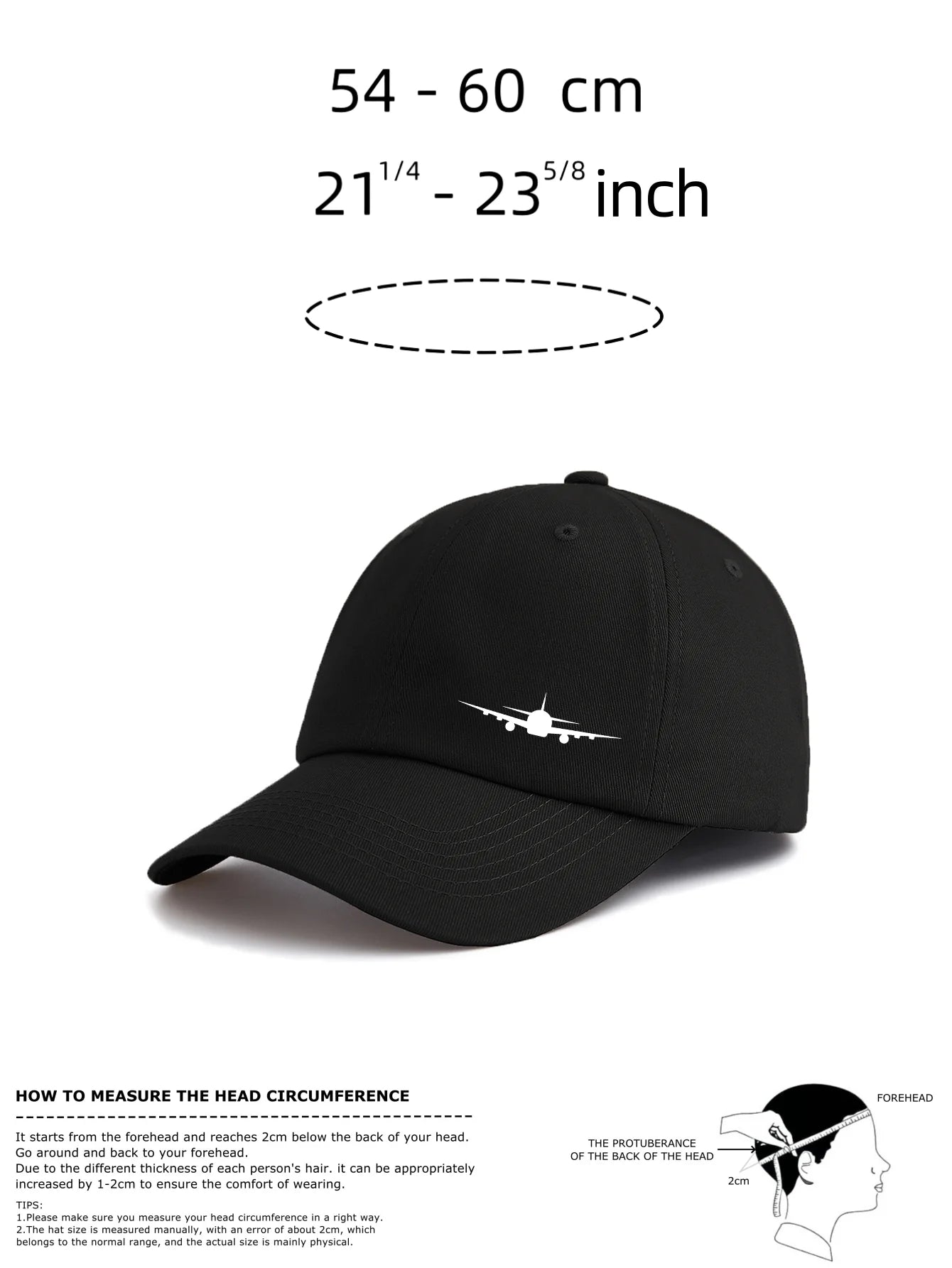 1pc Airplane Print Baseball Cap for Adults,Minimalist Retro Style Casual Soft Adjustable Dad Hat,Perfect As Gift