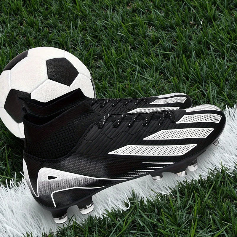 New Men's Soccer Shoes Adult Non-Slip Football Boots Cleats Boys Ultralight Sport Outdoor Comfortable Training Match Grass