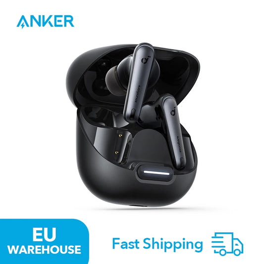 Soundcore by Anker Liberty 4 NC Wireless Bluetooth 5.3 Earbuds – Adaptive Noise Cancelling 98.5%, Deep Bass In-Ear Headphones with Microphone, ANC Bluetooth 5.3 Earbuds