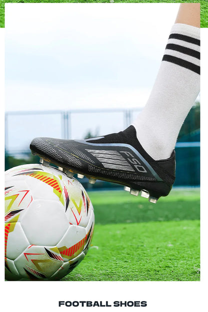 New Men's Football Boots Turf Comfortable Soccer Shoes Sport FG Grass Cleats Futsal Non-Slip Outdoor Adult Ultralight Non-Slip