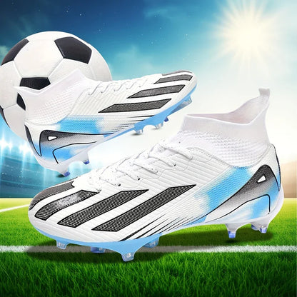New Men's Soccer Shoes Adult Non-Slip Football Boots Cleats Boys Ultralight Sport Outdoor Comfortable Training Match Grass