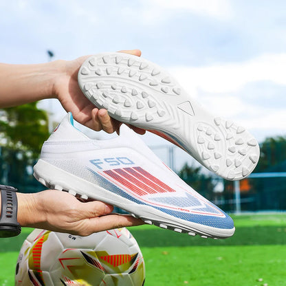New Men Football Boots ComfortableSoccer Shoes Match Training Boys Non Slip Long Spikes Breathable Adult Cleats Outdoor Sport