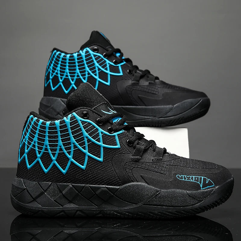 Youth Basketball Shoes for Actual Combat, Outdoor Comfortable Cushioning, Wear-Resistant, Fashionable, Breathable, High Quality