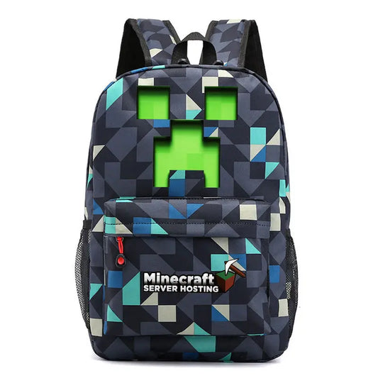 Minecraft Enderman Creeper Graphic Printed Backpack Large Capacity Lightweight Fashion Casual For Daily Travel Outdoor Leisure