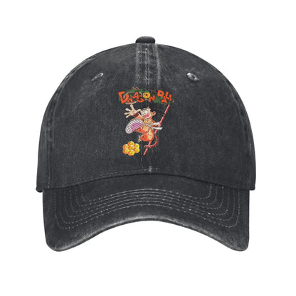 Goku and the Dragon Ball Z Men Women Baseball Cap Distressed Washed Caps Hat Casual Outdoor Activities Adjustable Snapback Cap