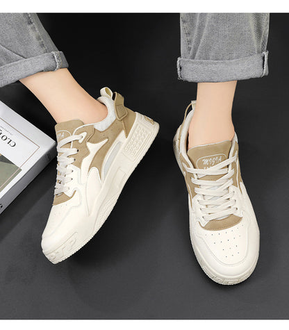 New Autumn Men’s Sneakers Comfortable Platform Shoes 2023 Trend Lace-up Vulcanized White Casual Sneakers Zapatillas
