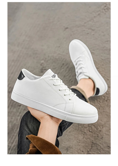 2026 Spring and Autumn Large Size New Trendy Men's Shoes Korean Style Breathable Versatile White Shoes Running Youth Casual Sports Shoes