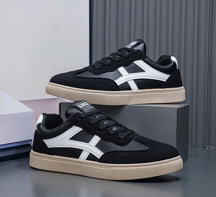 Men’s Casual Shoes New Fashion Lightweight Casual Outdoor Walking Sneakers Anti-Slip Flat Men’s Shoes