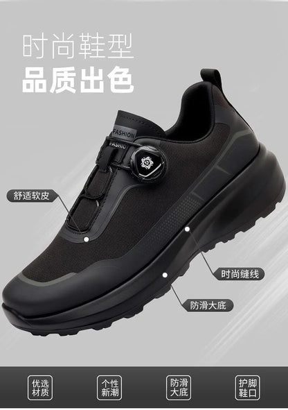 Outdoor Men's Sneakers 2026 New Spring and Summer Thick-Soled Sports Shoes Men's Hiking Daddy Shoes Casual Footwear for Men