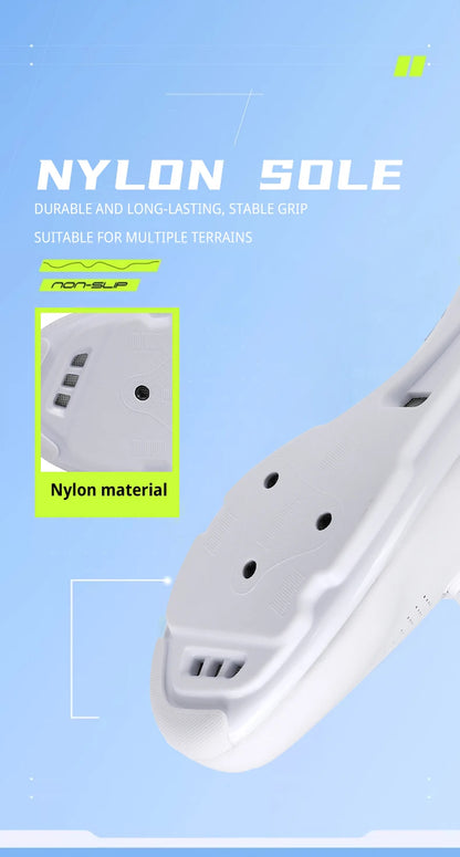 Professioanal Men Road Cycling Sneakers Bike Shoes SPD MTB Sole Flat Racing Speed Trail Mountain Bicycle Footwear Pedal Sports