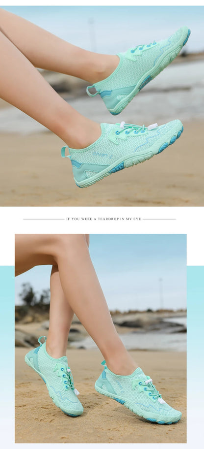 Men wading shoes barefoot quick-drying beach shoes outdoor non-slip upstream swimming diving shoes women water sports shoes