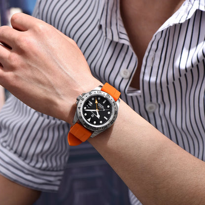 Pagani Design 2026 Nuevo reloj de buceo para hombre 42mm zafiro mecánico automático GMT 100m resistente al agua PD1682