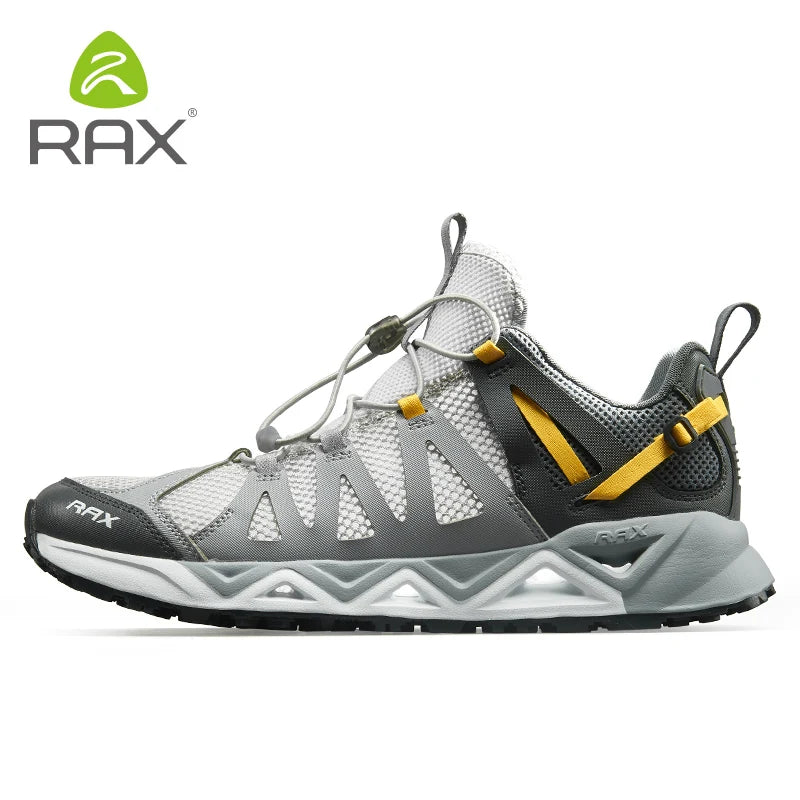Rax Men's Aqua Upstreams Shoes Quick-drying Breathble Fishing Shoes Women Hole PU Insole Anti-slip Water Shoes hiking