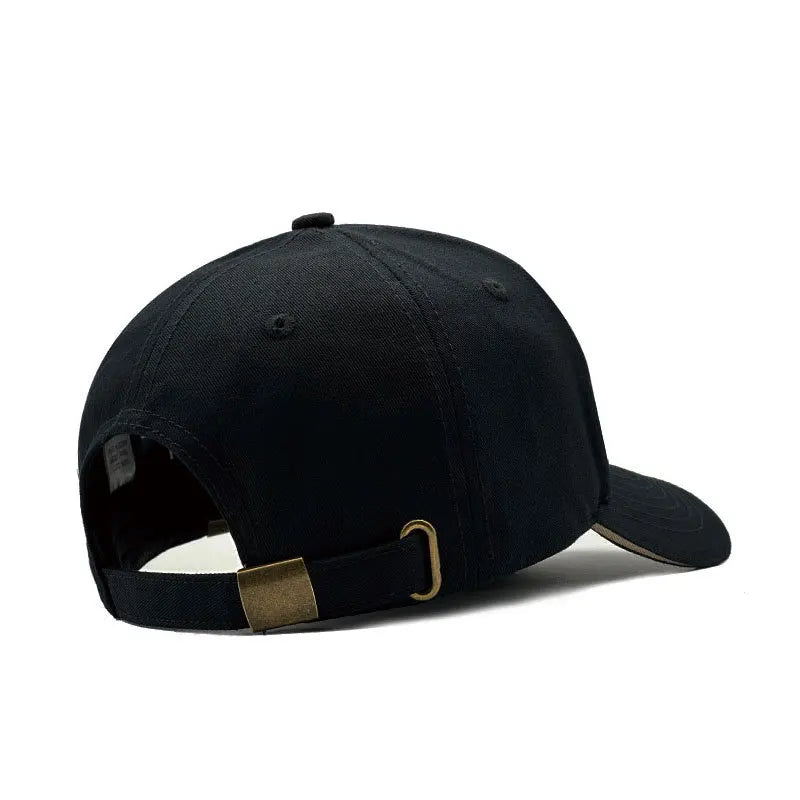 2026 New Men's Big Size Outdoor Sun Protection Baseball Cap, Hard Top Slim Face Fashion Peak Hat Unisex