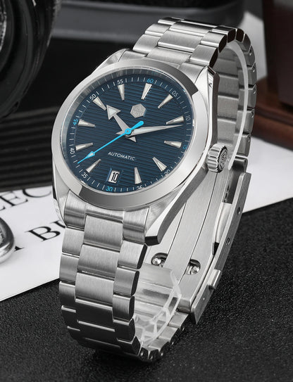 San Martin 38mm Chronometer Men Watch SN0113W V2 ST2130 Automatic Movement Sapphire BGW9 Luminous Waterproof 100m Watches