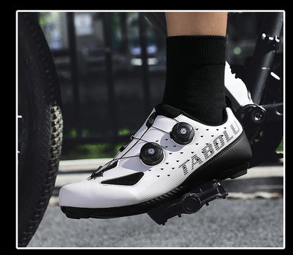 Road Cycling Shoes Flats Cleats Shoes Speed Cycling Sneaker Man Bike Shoes Women Self-Locking Non-slip Mountain Bicycle shoe spd
