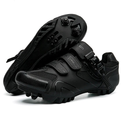 Spring 2025 MTB Cycling Shoes with Clamps for Men, Carbon Sports Shoes, Speed, Mountain Running, Mountain Bike Shoes
