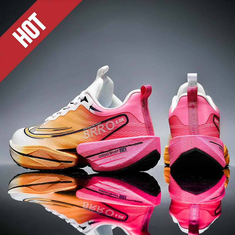2026 New Men's Sports Running Shoes, Marathon-Ready, Breathable, Lightweight, Comfortable Women's Athletic Sneakers, Jogging Tennis Air Cushion