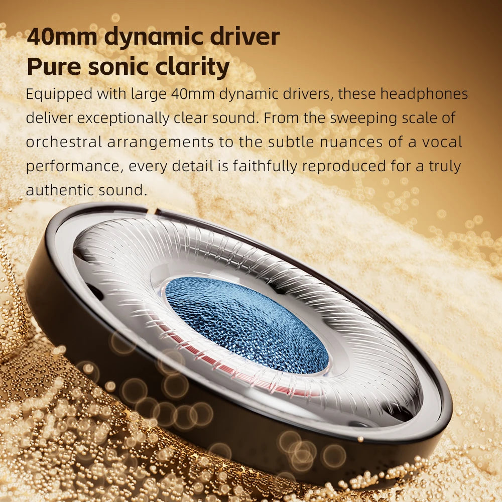 FiiO EH13 Wireless Noise Cancelling Headphones, Hybrid ANC Bluetooth Over-Ear Headphones, 45H Playtime, Headphones for Travel/Game