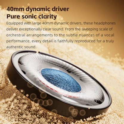 FiiO EH13 Wireless Noise Cancelling Headphones, Hybrid ANC Bluetooth Over-Ear Headphones, 45H Playtime, Headphones for Travel/Game