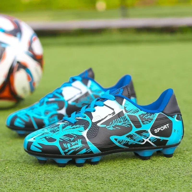 New Men Kids Soccer Shoes Cleats Adult Professional Football Boots Ultralight Non-Slip Grass Boys Training Shoes Drop Shipping