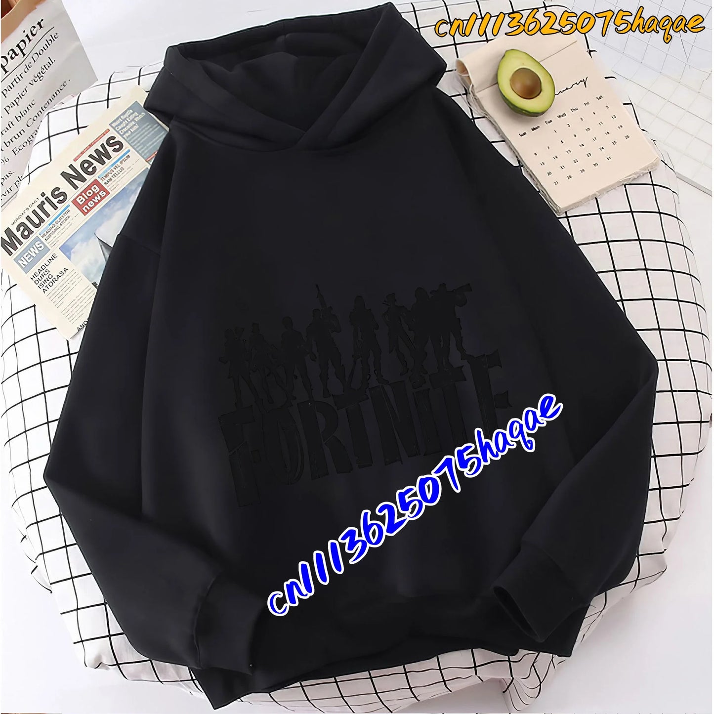 Fortnite Game Printed Children's Hoodies Cartoon Comfortable Suit Loose Long Sleeve Tops Autumn Winter Clothes