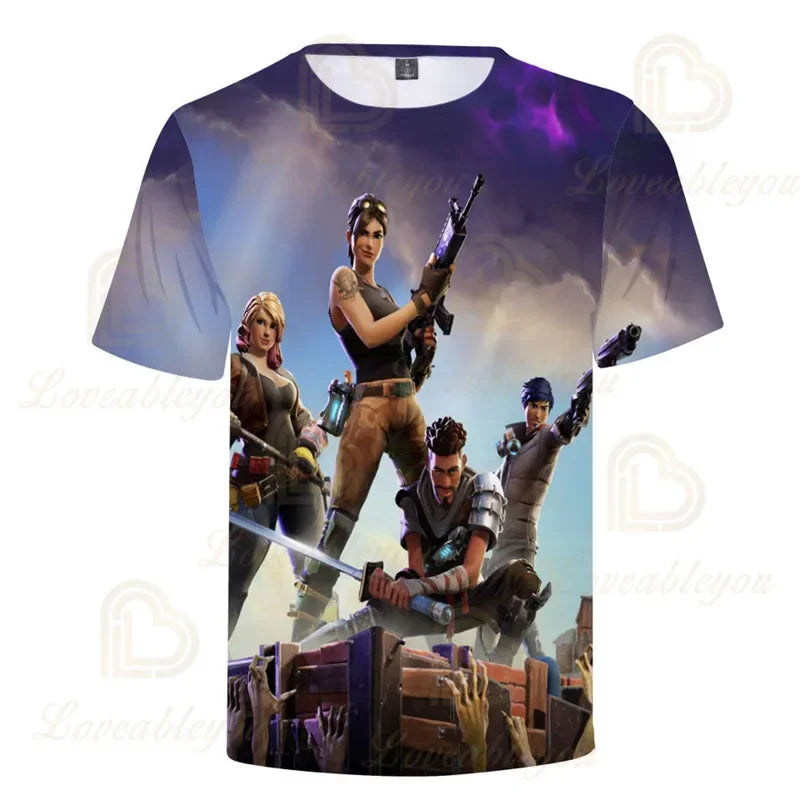 Fortnite Men and Women Victory Children's Wear Battle Royale 3D Sweatshirt Boys Girls Clothes Tops Kids T-Shirt Hero Teen Tops