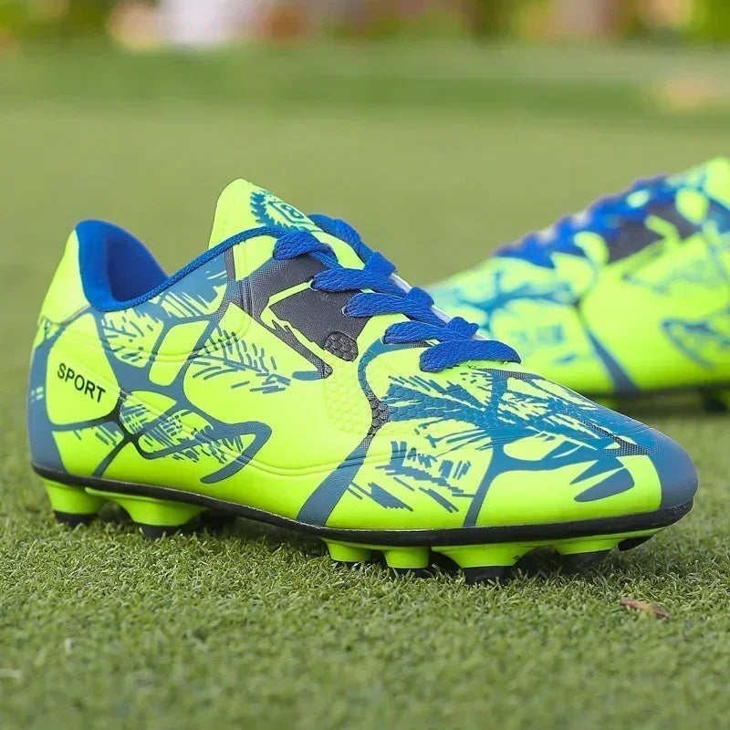 New Men Kids Soccer Shoes Cleats Adult Professional Football Boots Ultralight Non-Slip Grass Boys Training Shoes Drop Shipping