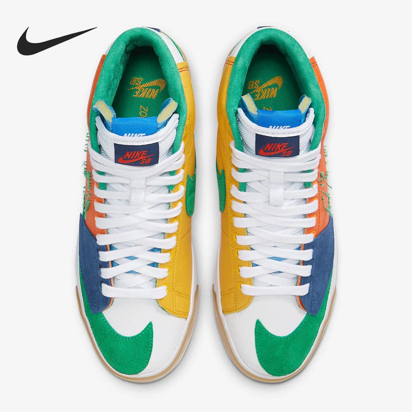 Original Nike Freizeit-Sportschuhe für Herren und Damen, modischer Trend, High-Top, leicht, DA2189-800