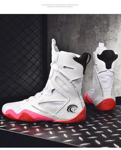 2026 Men Boxing Shoes Classic Training Outdoor Sneakers Sports Professional Fitness Wrestling Shoes Equipment Original Boxing Boots