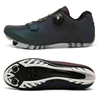 Nya cykelsneakers för män med klossar för landsväg, mountainbike och tävling – unisex MTB-cykelskor för kvinnor, SPD, Zapatillas Ciclismo MTB