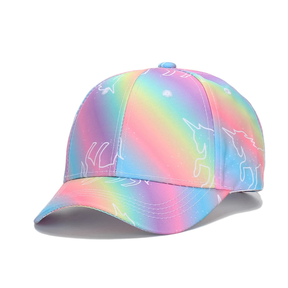 Hot Cartoon Print Child 54cm Head Circumference Baseball Caps for Boy Girl Under 10 Years Old Dazzling Lovely Snapback Hats BK31