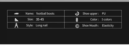 New Men Football Boots Soccer Cleats FG Non-Slip Training Shoes Soccer Shoes Long Spikes Match Ultralight Outdoor Drop Shipping