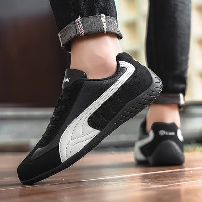 Popular Autumn Lightweight Fashionable Men's Casual Shoes Odor Resistant Low Cut Sports Shoes Outdoor Soft Retro Walking Shoes