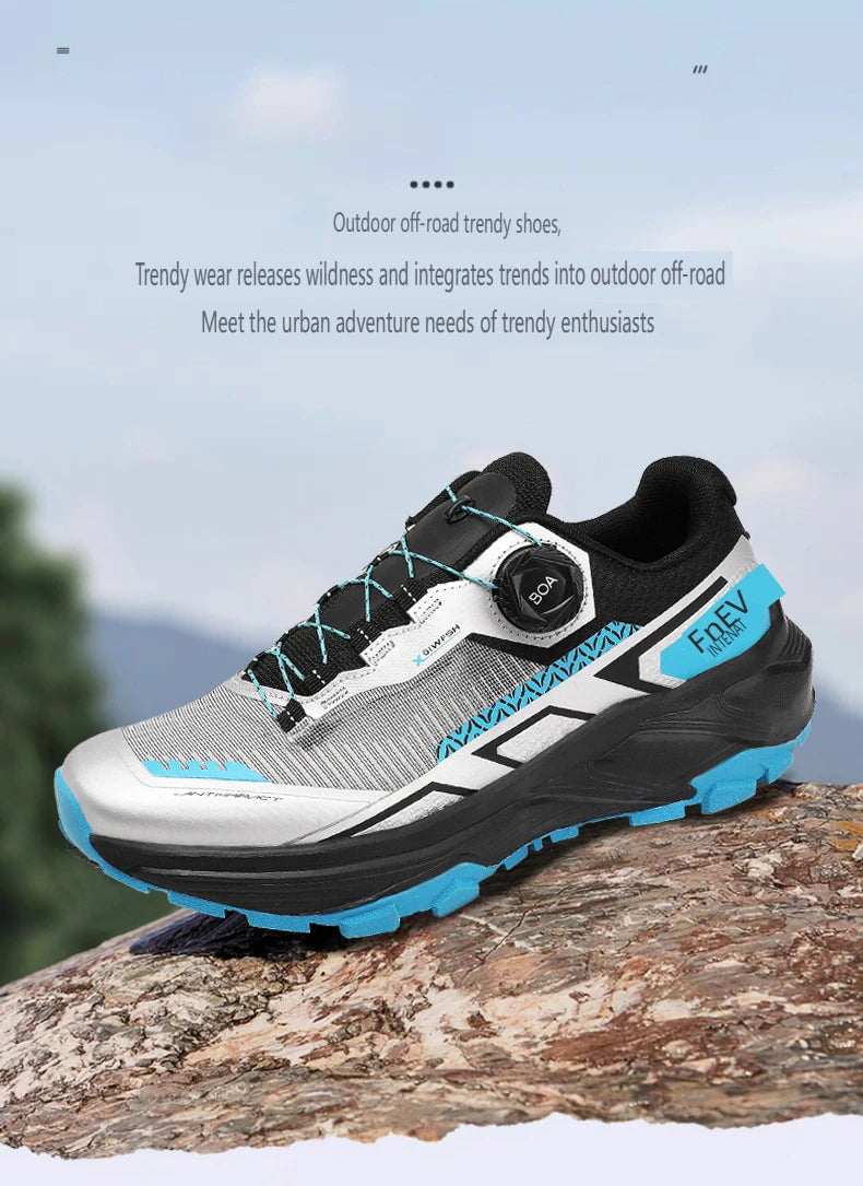 Frühlings- & Sommer-Laufschuhe für Herren – Outdoor-Wanderschuhe, abriebfeste Trailschuhe mit BOA-Verschluss, atmungsaktiver Sport- & Freizeitstil