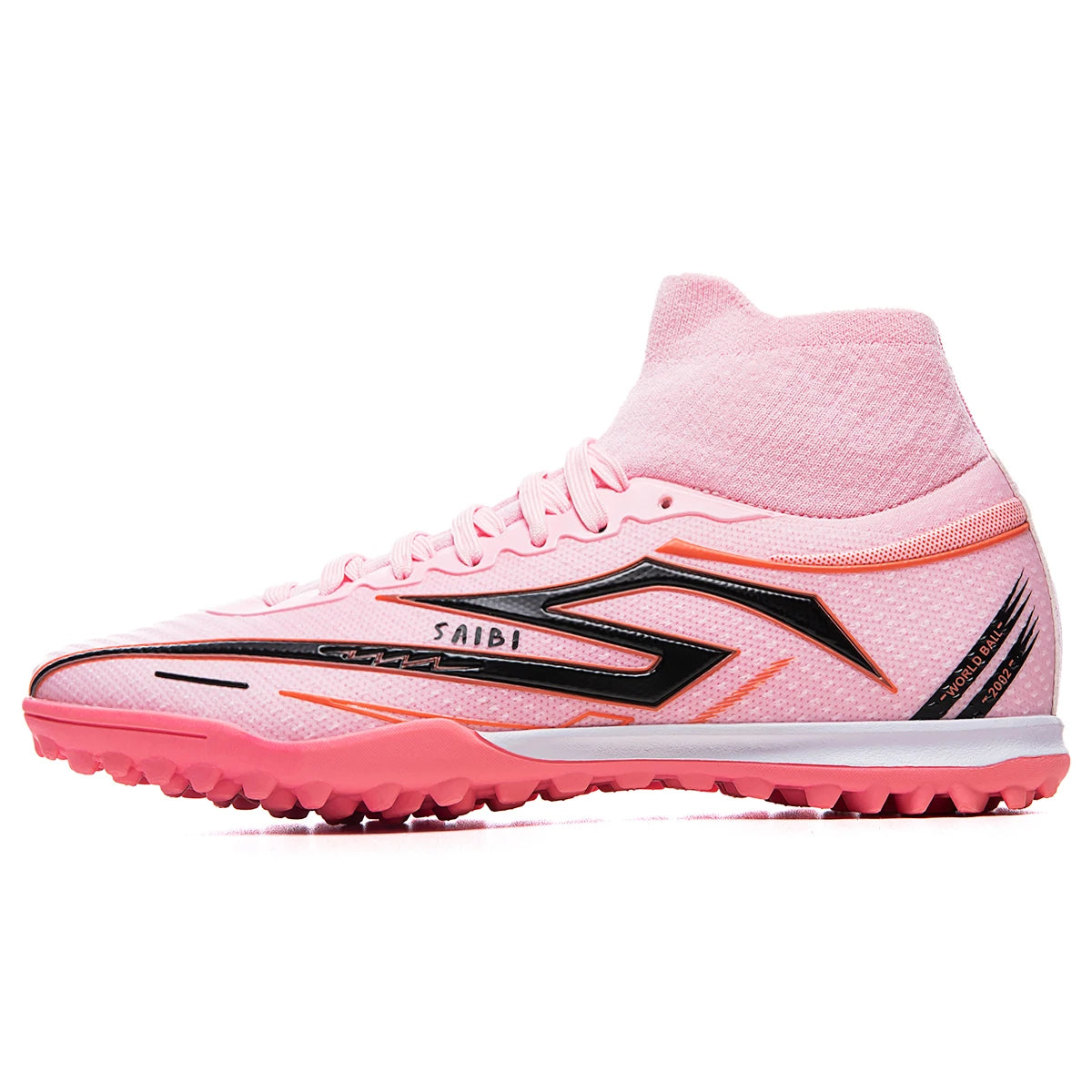 Outdoor TF Turf Soccer Boots Comfort PU Fabric Upper Rubber High Grip Sole Reliable Quality Kids Teenager Sports Shoes