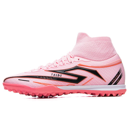 Outdoor TF Turf Soccer Boots Comfort PU Fabric Upper Rubber High Grip Sole Reliable Quality Kids Teenager Sports Shoes