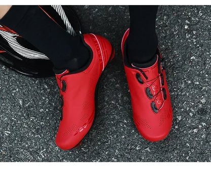 Unisex Cycling Shoes Road Bike Men Racing Self-Locking Speed Bicycle Sneakers Women Spd Cleats road Cycling Footwear