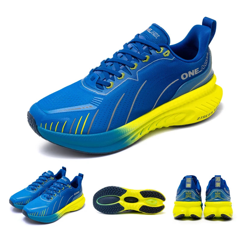ONEMIX New Cushioned Running Shoes for Women Fall Winter Heavy Runners Lace-Up Women’s Jump Rope Dance Non-Slip Outdoor Sneakers